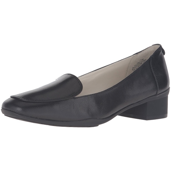 anne klein leather loafers