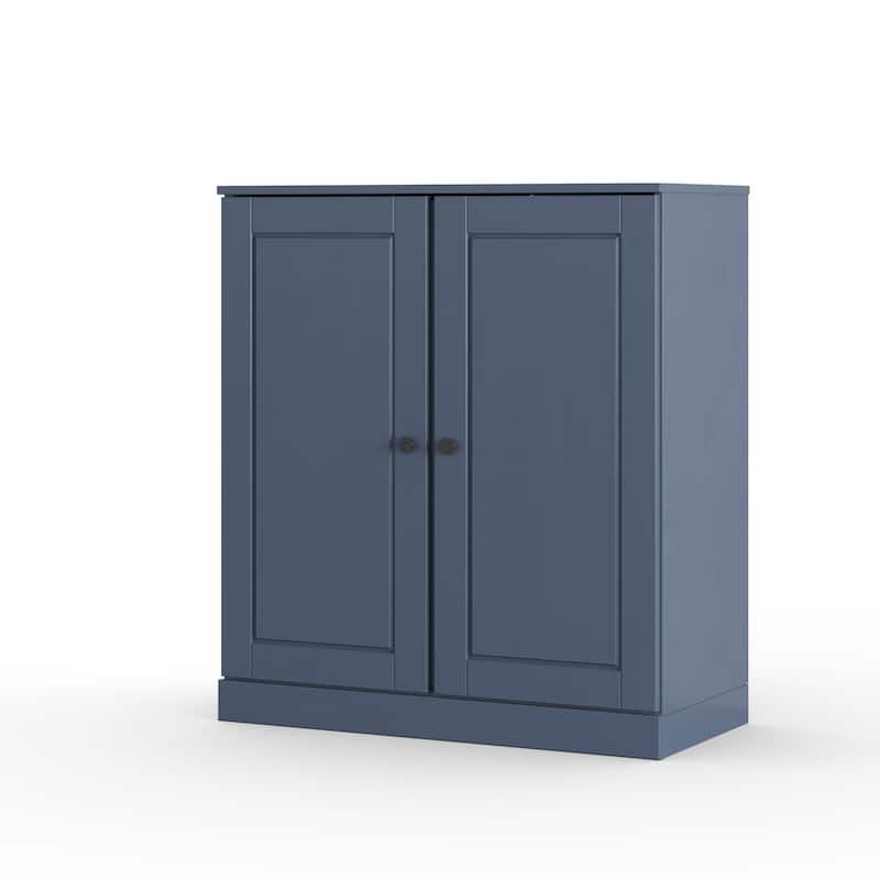 Palace Imports 100% Solid Wood 32" Bathroom Cabinet with Solid Doors and Adjustable Shelves
