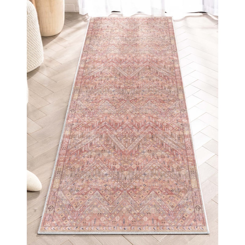 Well Woven Asha Vintage Anya Machine Washable Area Rug