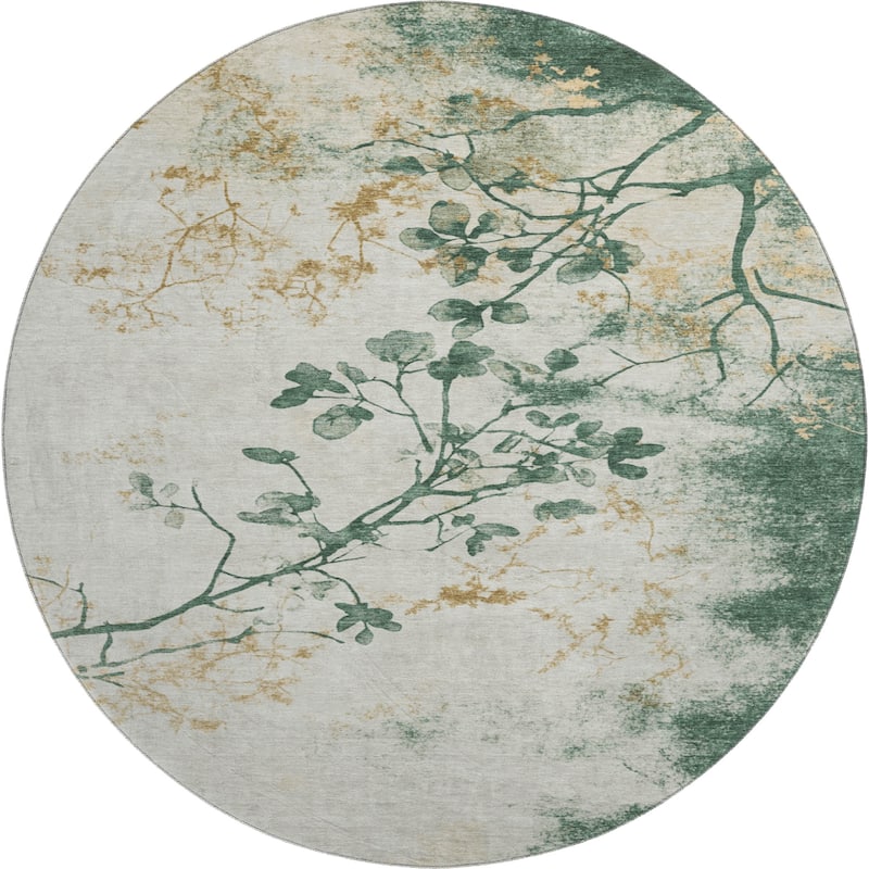 Premium Washable Super Soft Modern Floral Mayfield Rug