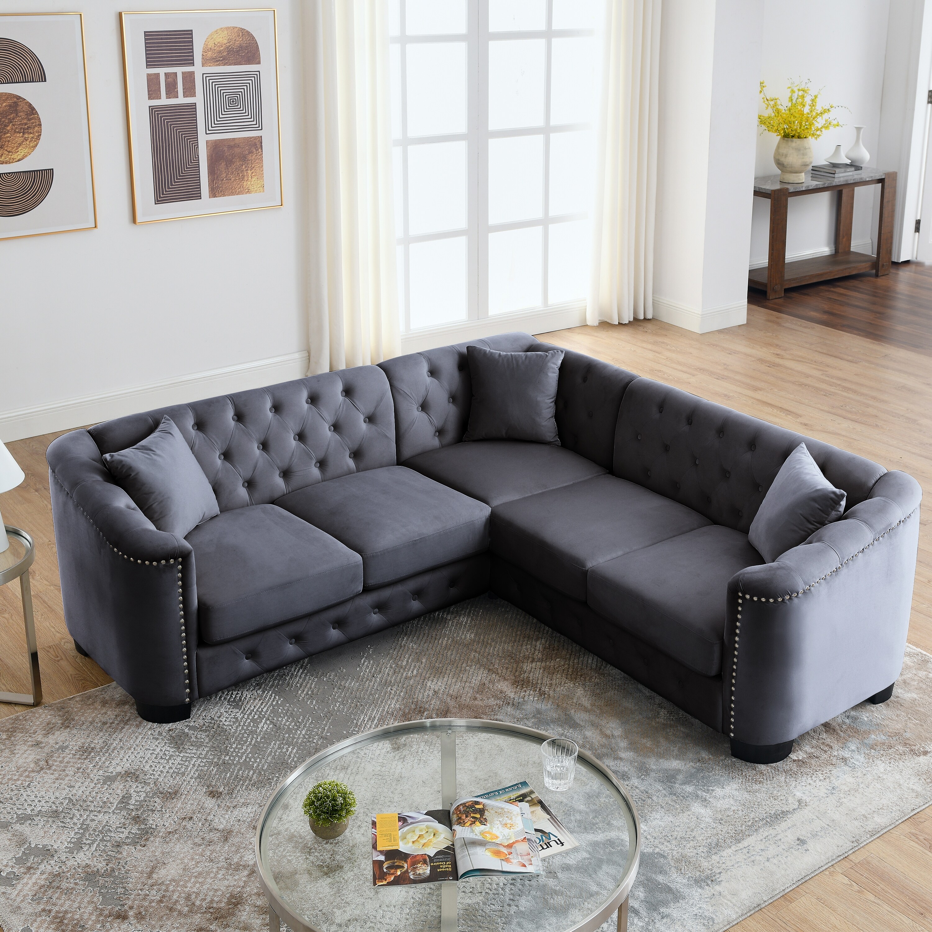 5 seat store corner sectional cover