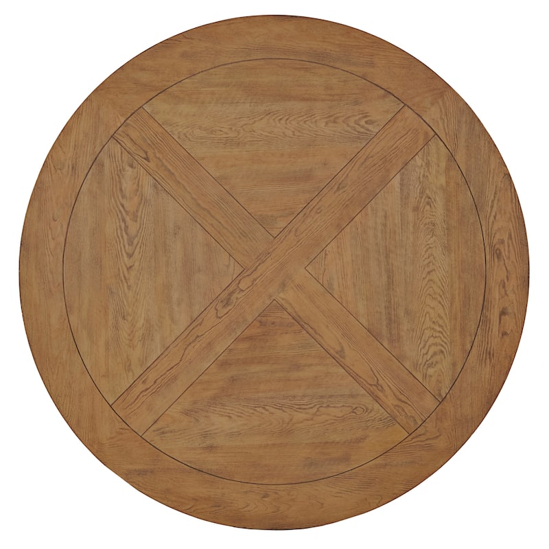 Benchwright X-base 48-in. Round Dining Set by iNSPIRE Q Artisan