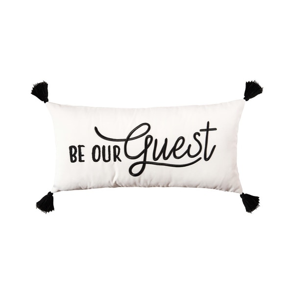 Be our guest bed pillow shop