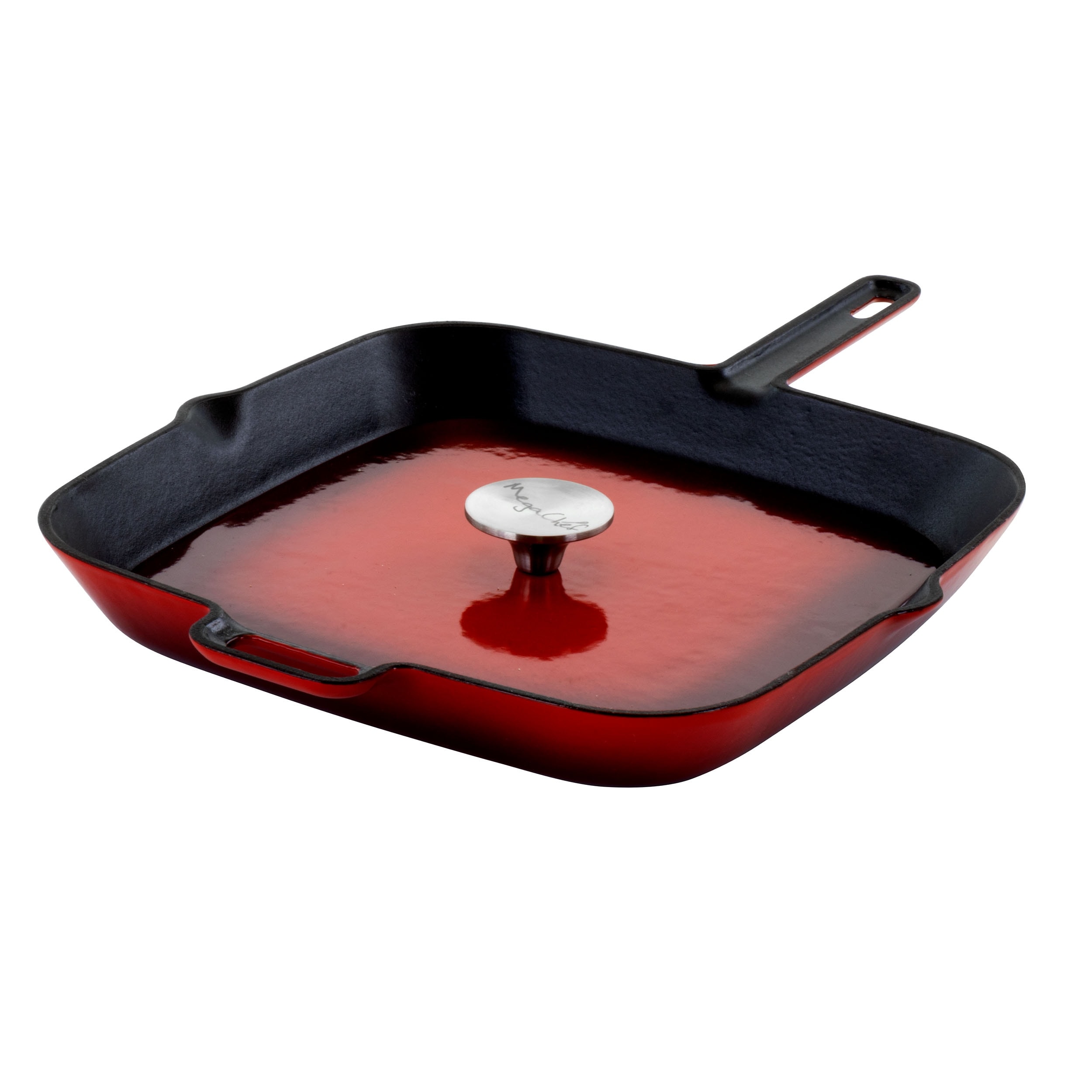 https://ak1.ostkcdn.com/images/products/is/images/direct/aad941fc22a9b8377144647969ca6f7b3eb77bba/MegaChef-11-Inch-Square-Enamel-Cast-Iron-Grill-Pan-with-Matching-Grill-Press-in-Red-with-Press.jpg