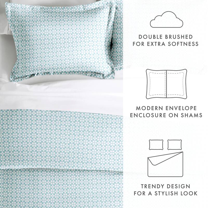 Becky Cameron Starlight 3-Piece Patterned Duvet Cover Set