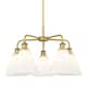 Option Brushed Brass / Matte White
