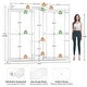preview thumbnail 21 of 65, Bamboo Closet System Clothes Rack, Large Freestanding Garment Rack Clothing Rack for Hanging Clothes