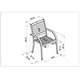 preview thumbnail 7 of 13, Tottenville Outdoor Patio FSC Certified Wood Stackable Chairs 2 or 4pc by Havenside Home