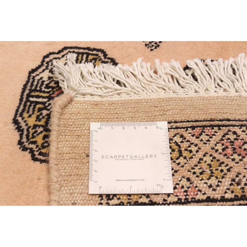 ECARPETGALLERY Hand-knotted Finest Peshawar Bokhara Beige Wool Rug - 9'1 x 12'0