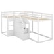 preview thumbnail 8 of 16, Metal Twin-over-Twin Bunk Bed with Guardrails, Separable into 2 Beds, Space-Saving