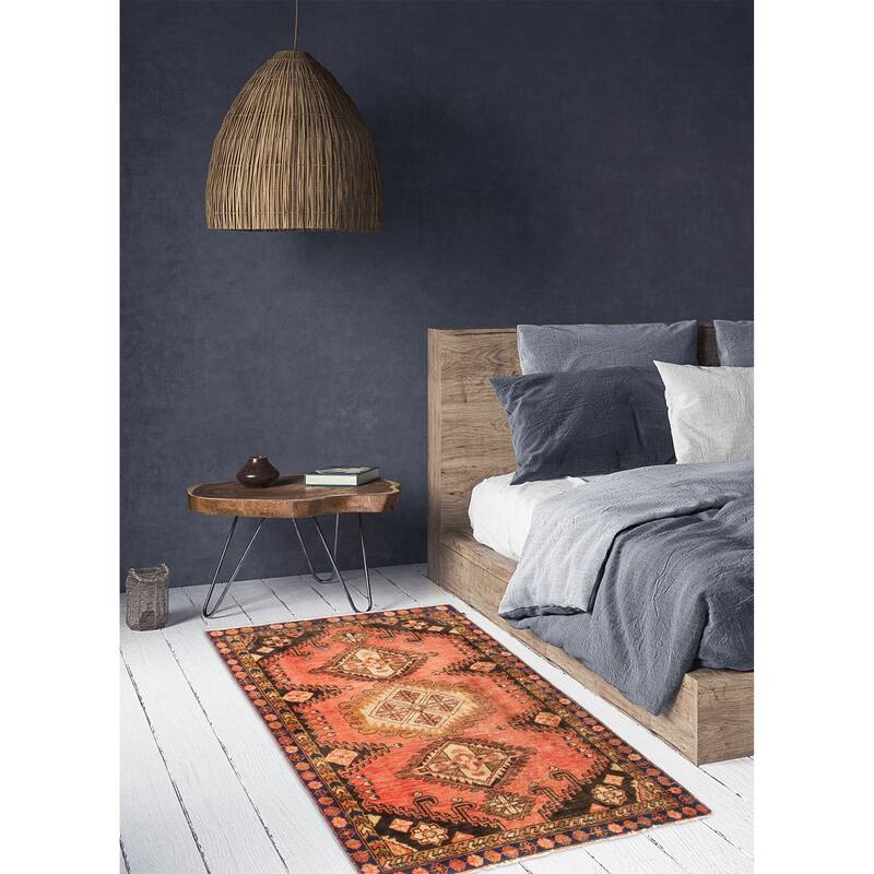 ECARPETGALLERY Hand-knotted Andelz Copper Wool Rug - 3'2 x 4'8