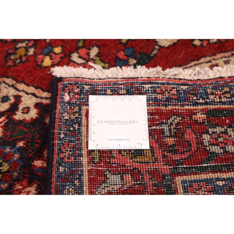 ECARPETGALLERY Hand-knotted Anatolian Vintage Dark Navy Wool Rug - 4'2 x 6'9