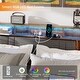 preview thumbnail 3 of 6, Queen Bed Frame with Storage, Charging Station, LED & Pet Bed, Rustic Brown