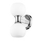 preview thumbnail 7 of 6, Artemis by Z-Lite 2 Light Wall Sconce in Chrome