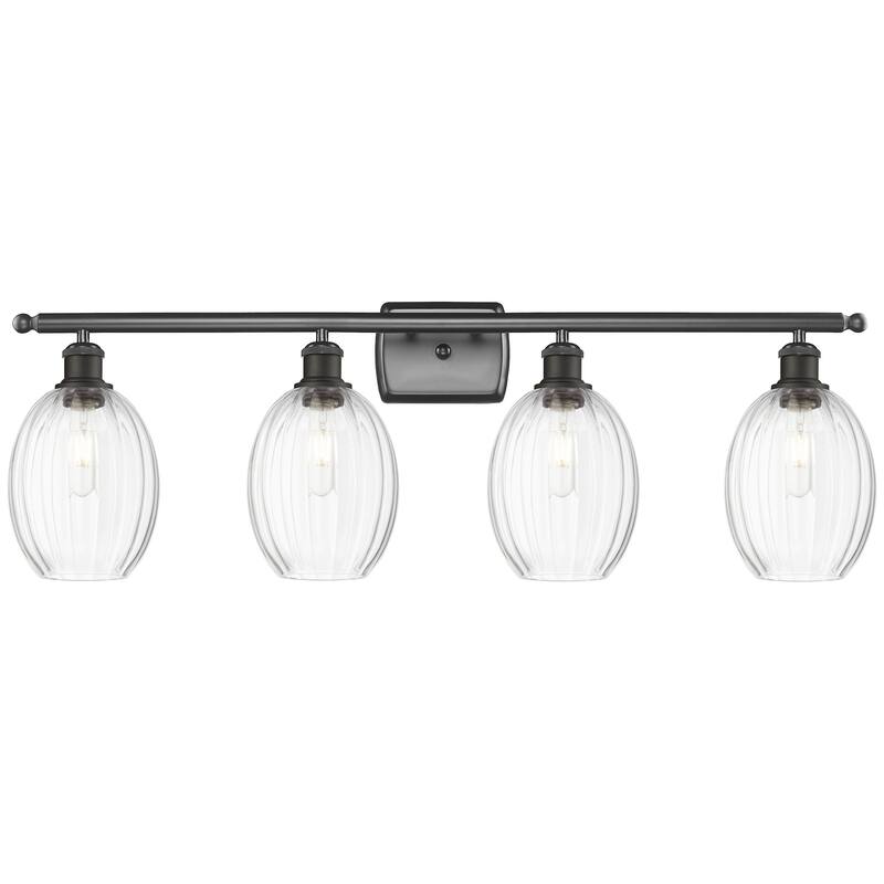 Innovations Lighting 516-4W-12-37 Preston Vanity Preston 4 Light 37" - Oil Rubbed Bronze / Clear