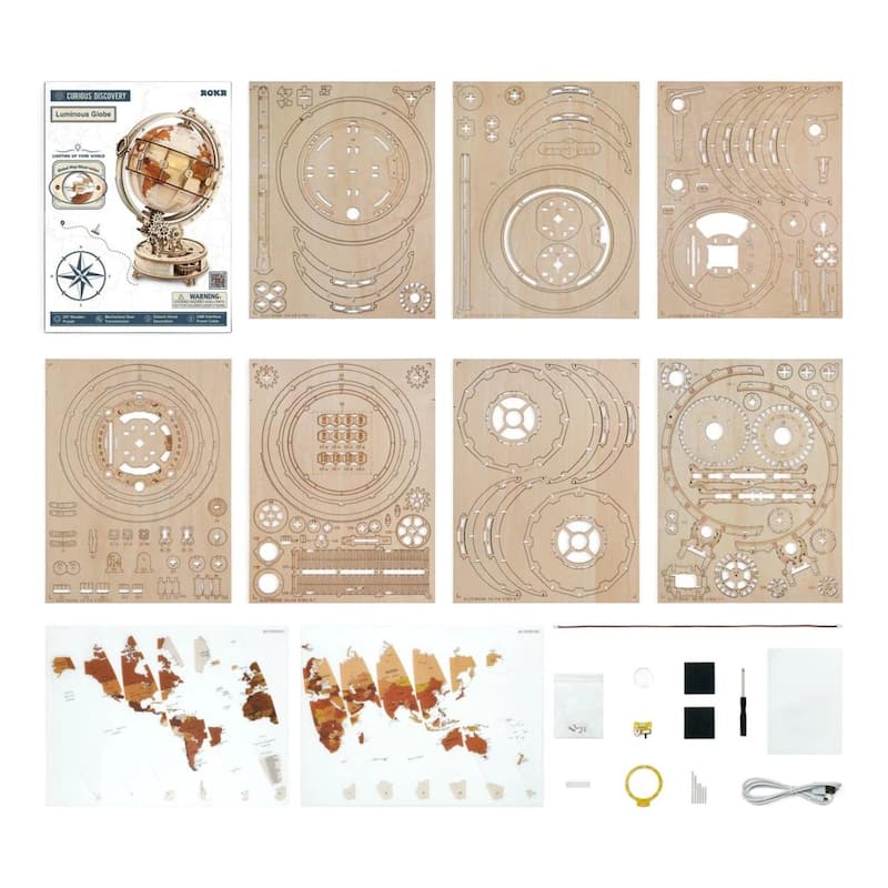DIY 3D Puzzle - Luminous Globe 180 Pcs