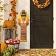 preview thumbnail 10 of 8, Glitzhome 40"H Thanksgiving Wooden Turkey Standing Porch Decor Multi