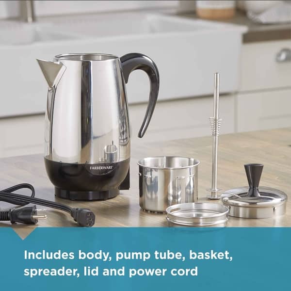 Farberware 28 Cup Percolator, Stainless Steel Bed Bath & Beyond