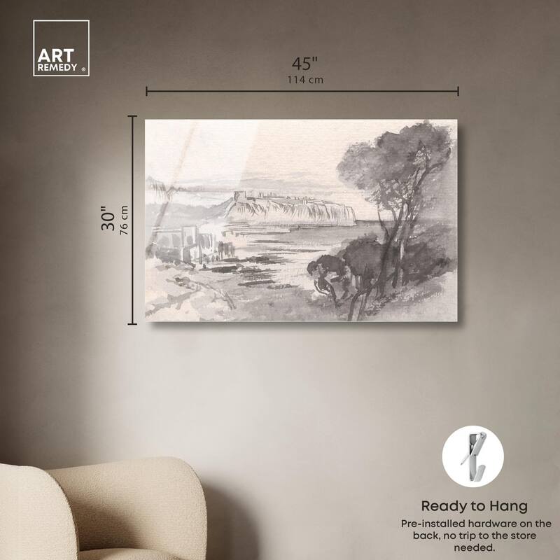 View across a Monaco Acrylic by Art Remedy, Ready to Hang