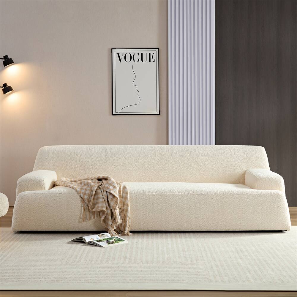 Sectional Sofa with Removable Pillows, High Density Sponge Filler