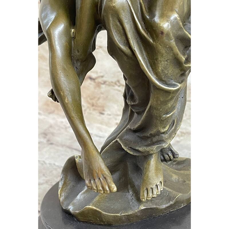 Hand Made Perfect Valentine Gift Couple In Love On Swing Set Bronze Figurine Lrg