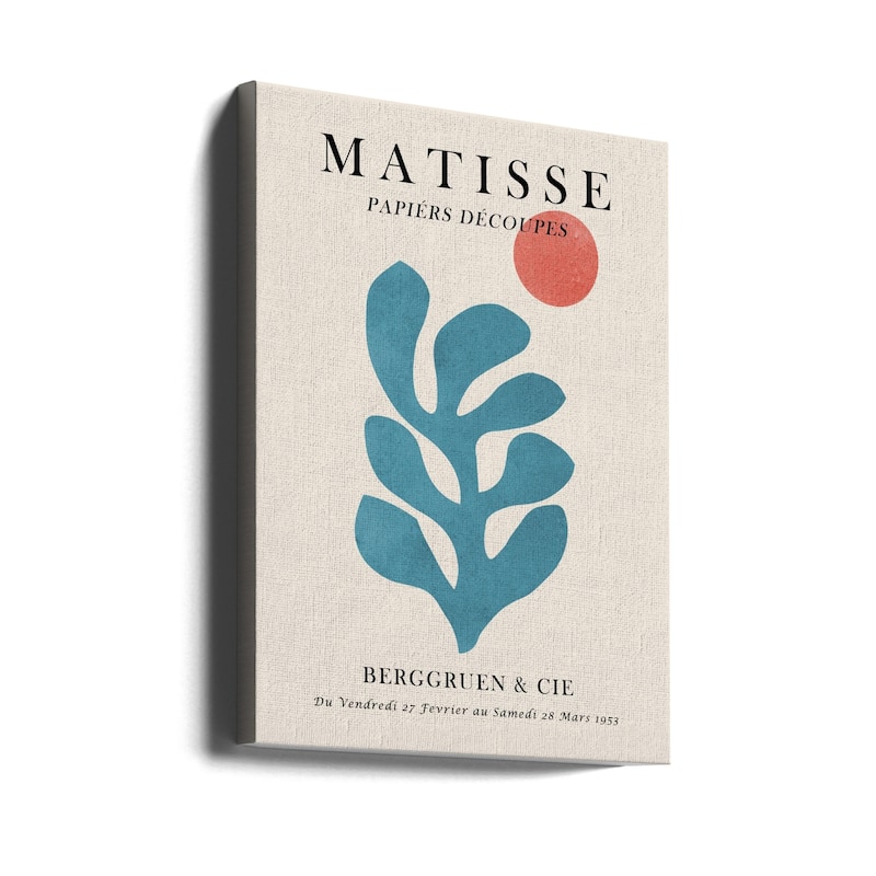 "Matisse floral" Wrapped Canvas Wall Art