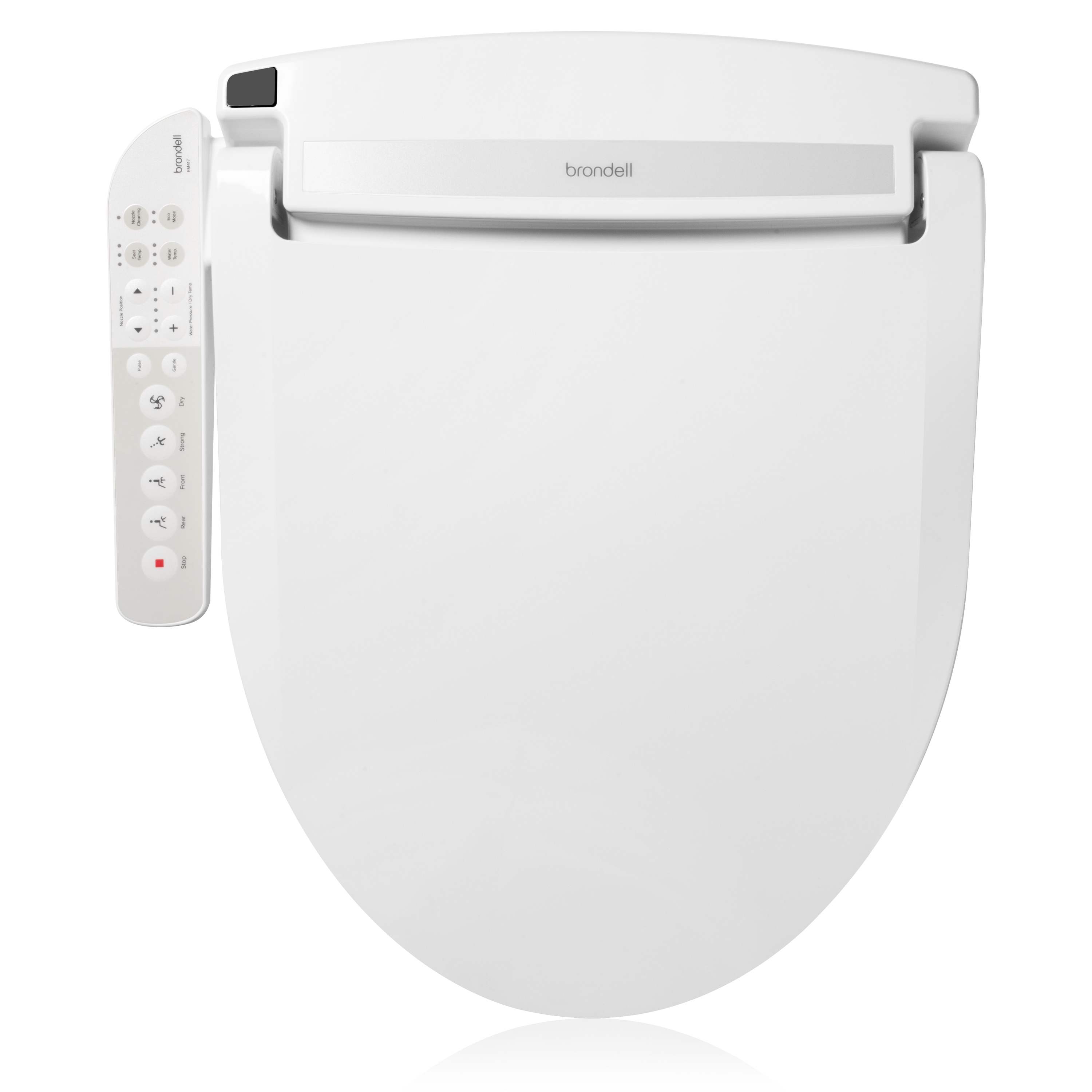 Brondell Swash Select EM417 Sidearm Bidet Seat with Warm Air Dryer