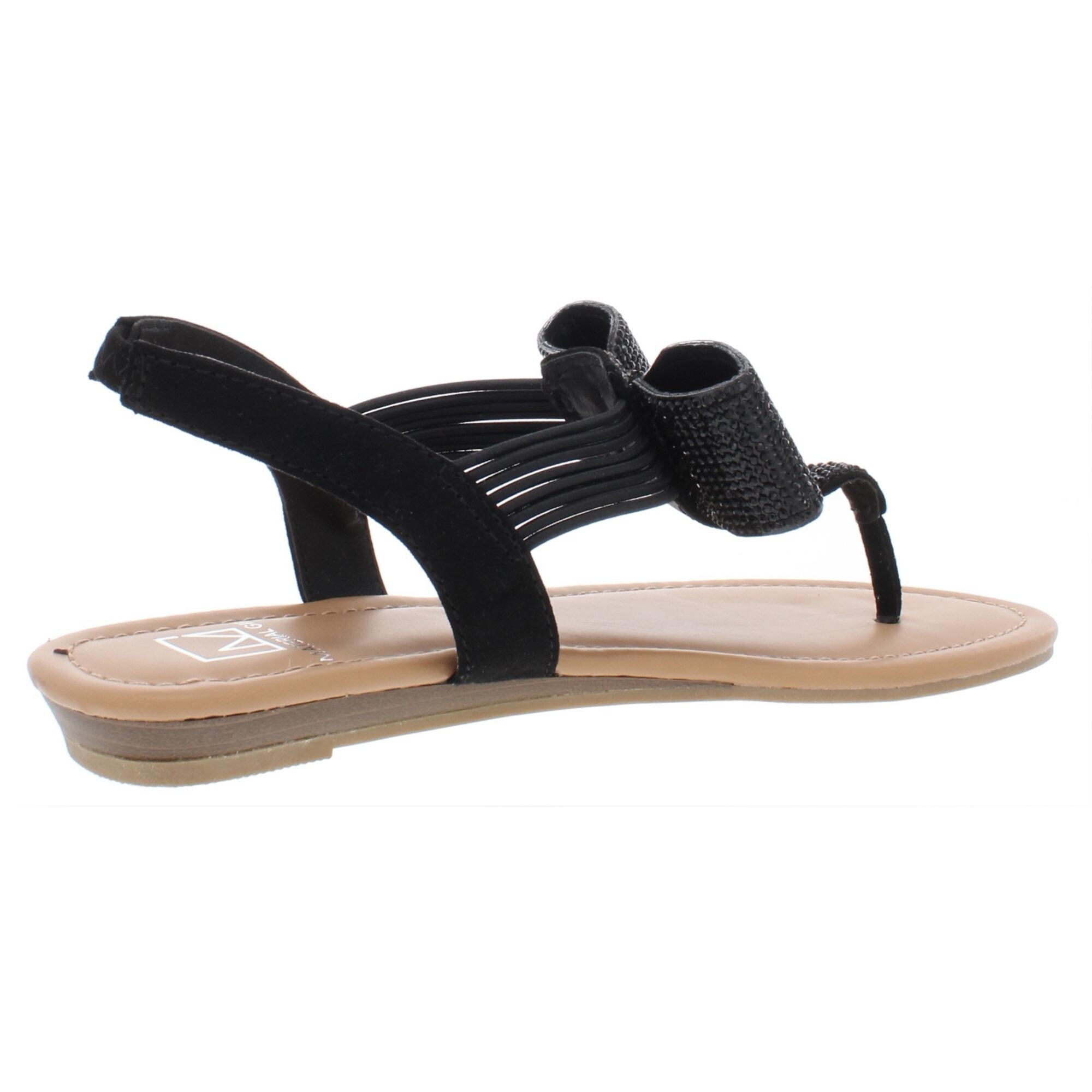 material girl bow sandals