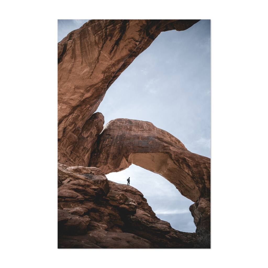 Arches National Park Moab Utah Double Arch Desert Art Print/Poster
