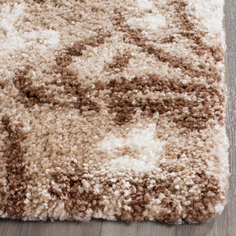 SAFAVIEH Florida Shag Niloufar Damask 1.2-inch Thick Rug