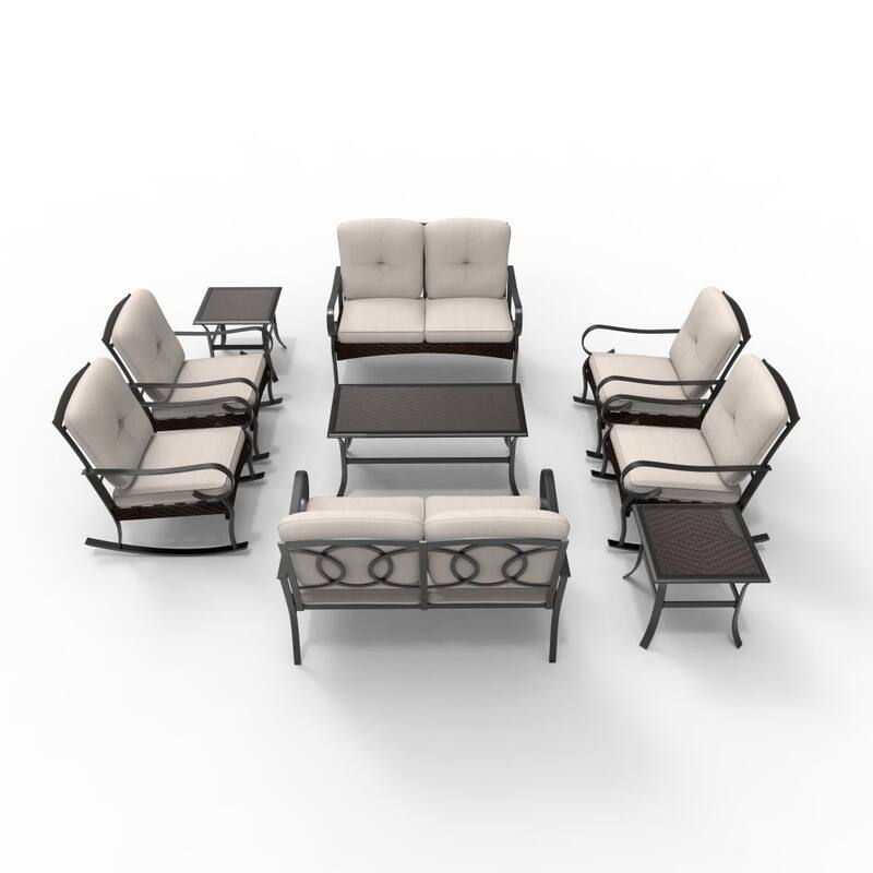 Moda Steel Patio Durable Sofa Collection for You Free Combination