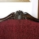 preview thumbnail 8 of 10, Furniture of America Estra Traditional Red Chenille Rolled Arms 2-Piece Living Room Set