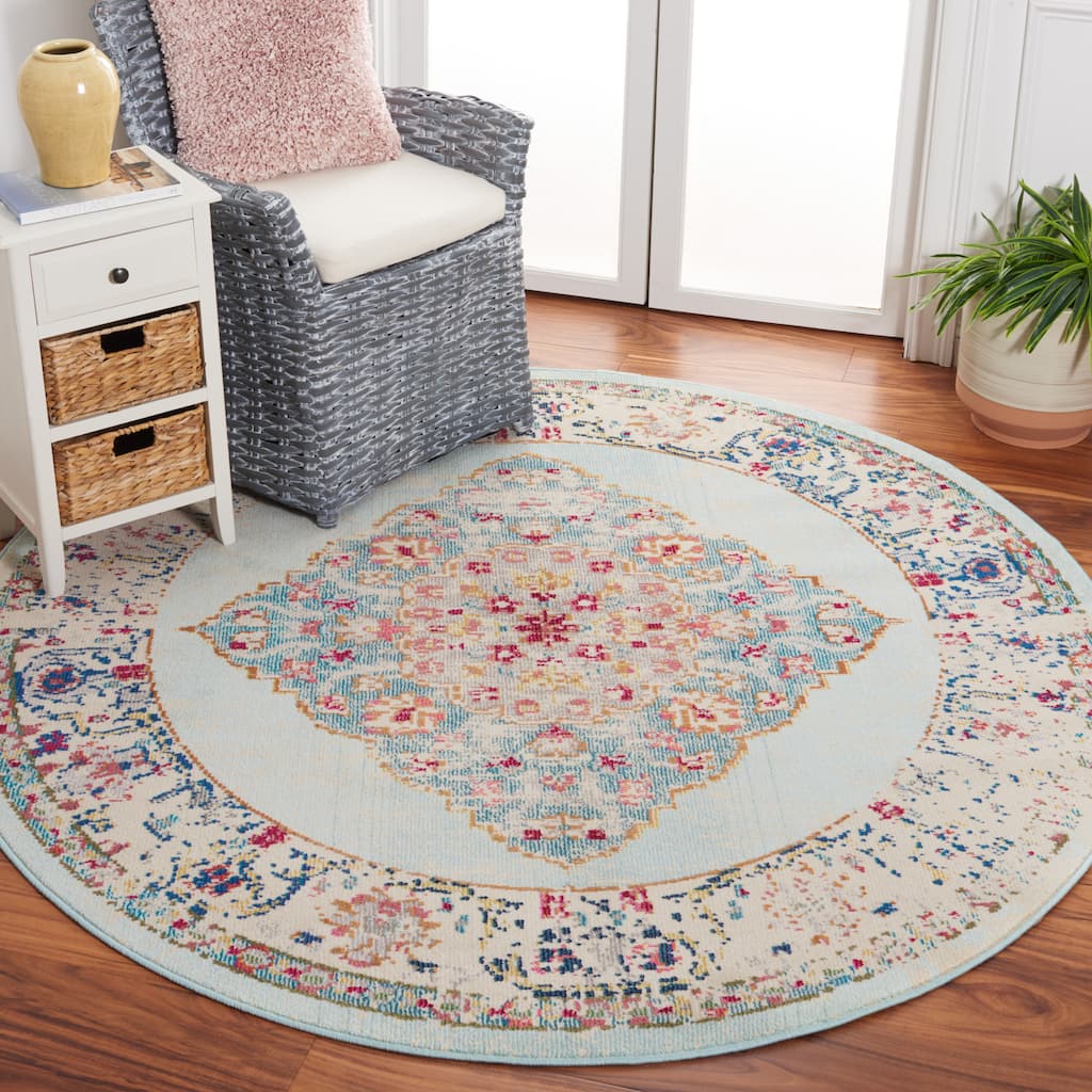 SAFAVIEH Monaco Ardath Shabby Chic Medallion Rug