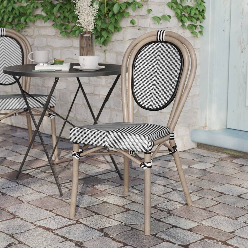 All-Weather Commercial Paris Chair with Metal Frame