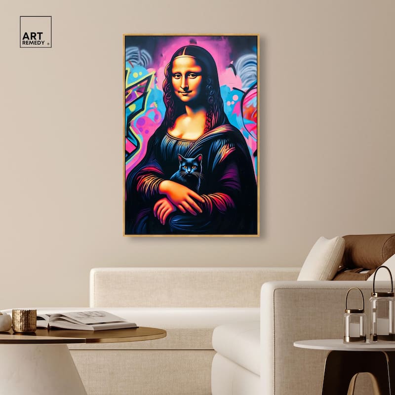 Lisa's Little Secret II Canvas by Art Remedy