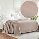 preview thumbnail 41 of 71, Superior Metro Zig-Zag Chevron All-Season Bedding Cotton Blanket Full/Queen - Khaki