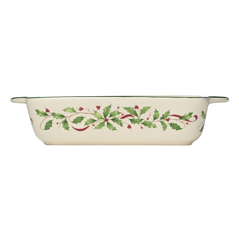 Lenox Holiday Square Baking Dish - 11"L x 9"W x 2.5"H; 1.5 Quarts