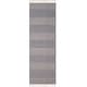 preview thumbnail 19 of 42, SAFAVIEH Handmade Montauk Pacuta Flatweave Cotton Fringe Rug 2'3" x 10' Runner - Ivory/Navy