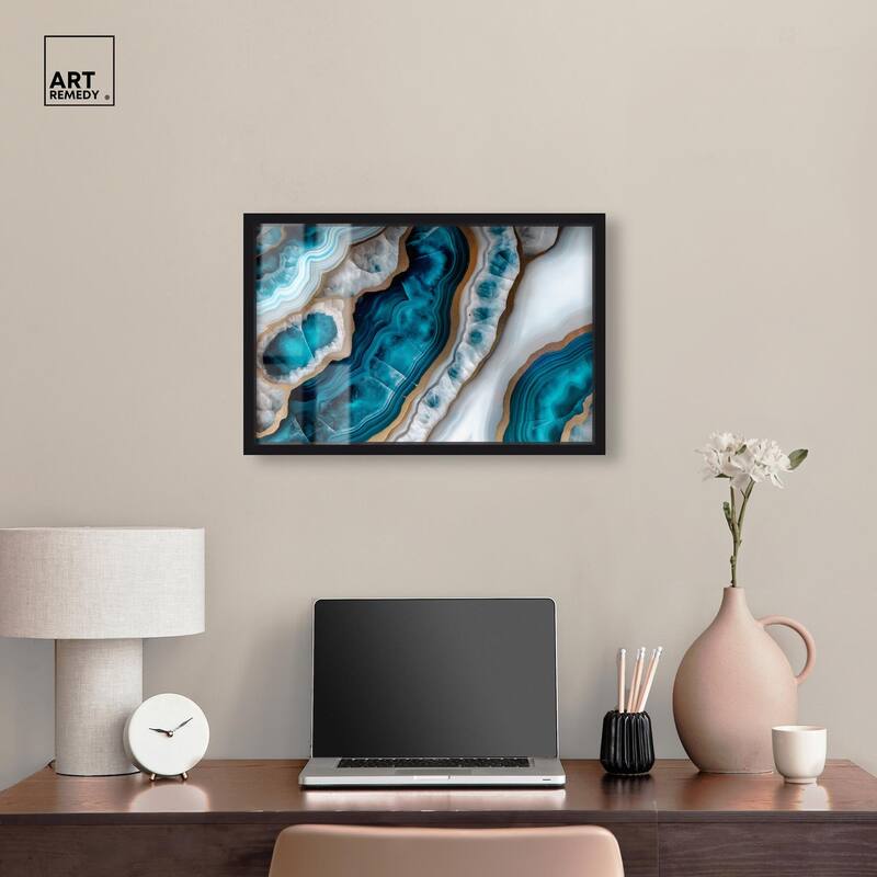 Opaline Undulation Shadowbox by Art Remedy