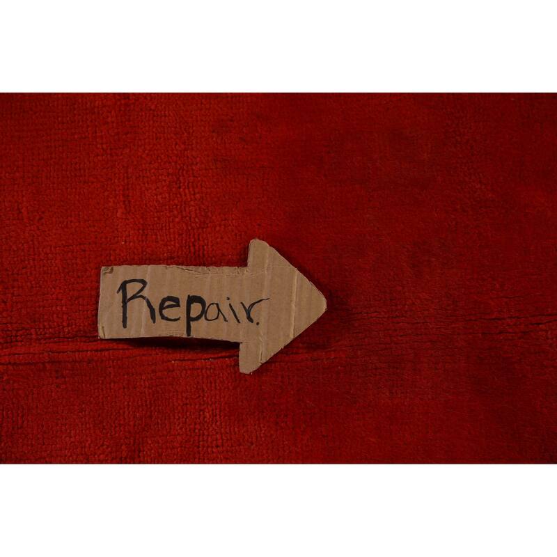 Pre-1900 Antique Sultanabad Persian Large Rug Hand-Knotted Wool Carpet - 9'8"x 16'7"