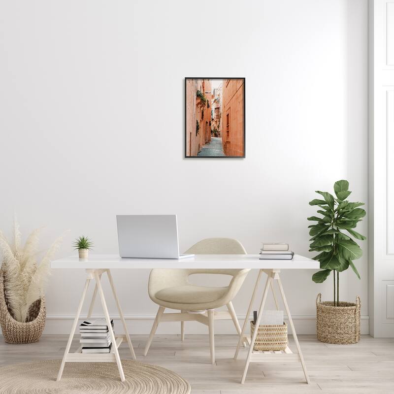 Stupell Urban Alley Path Photography Framed Giclee Art by Krista Broadway