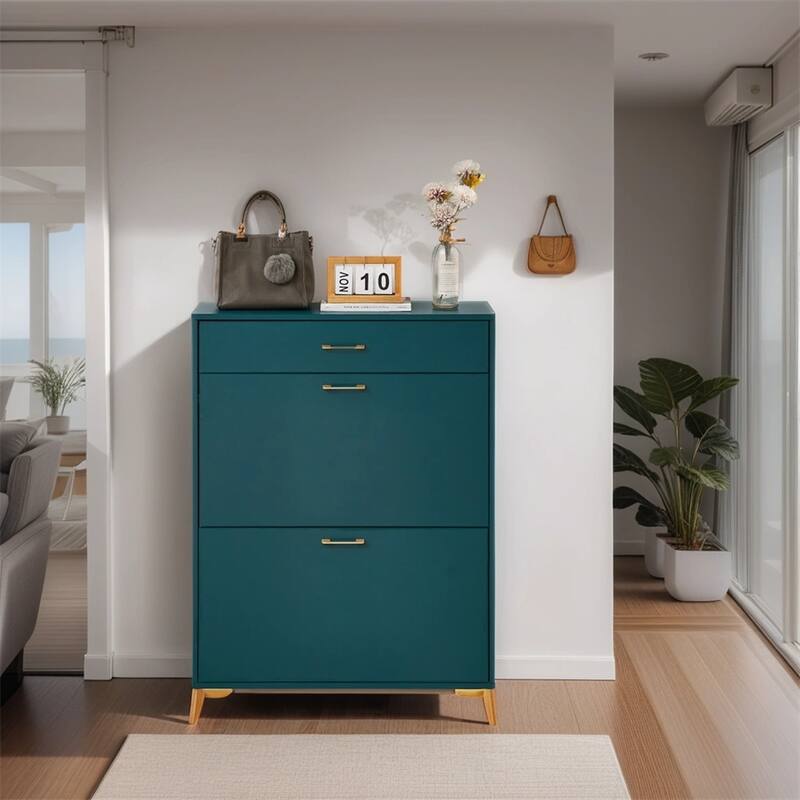 Shoe Storage Cabinet,with 3 Drawers,Shoe Rack Organizer