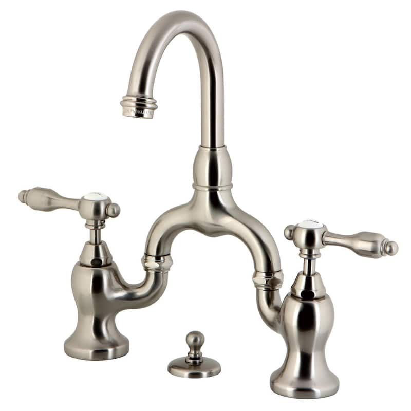 Kingston Brass Tudor Mini-Widespread Bathroom Faucet - Includes Metal