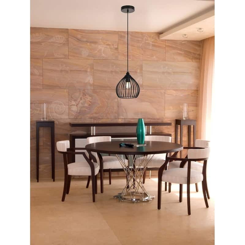 Elegant Lighting LDPD2093 Sayer Single Light 7-7/8" Wide Mini Pendant