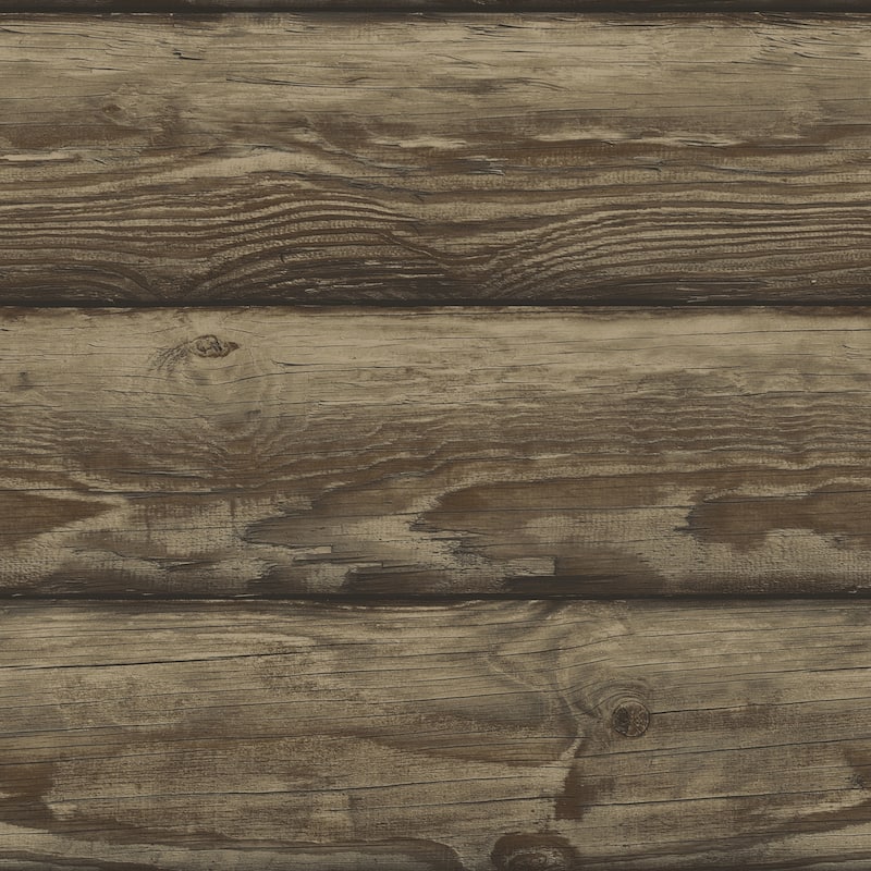 Bunkhouse Mahogany Wallpaper