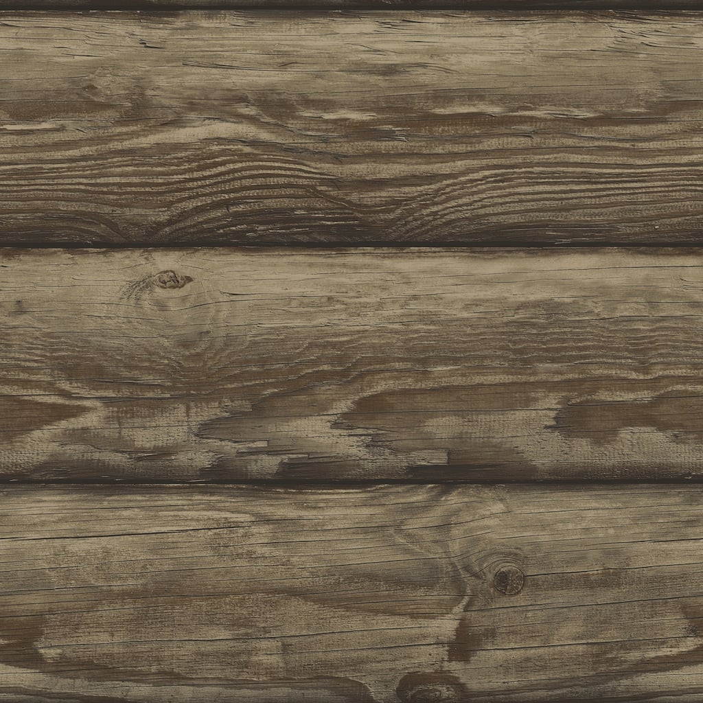 Bunkhouse Mahogany Wallpaper