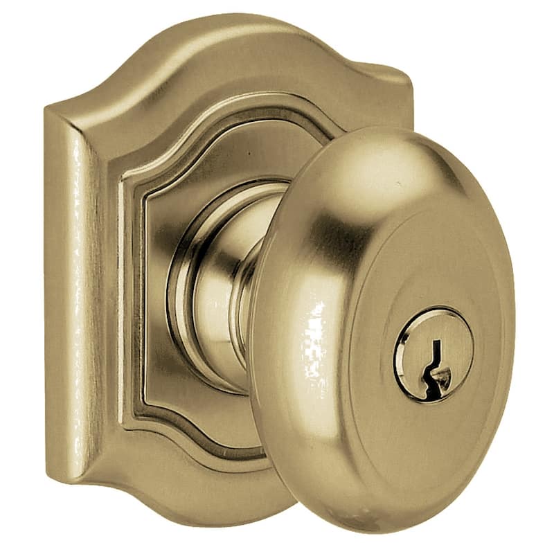Baldwin Bethpage Style Single Cylinder Keyed Entry Door Knob Set with