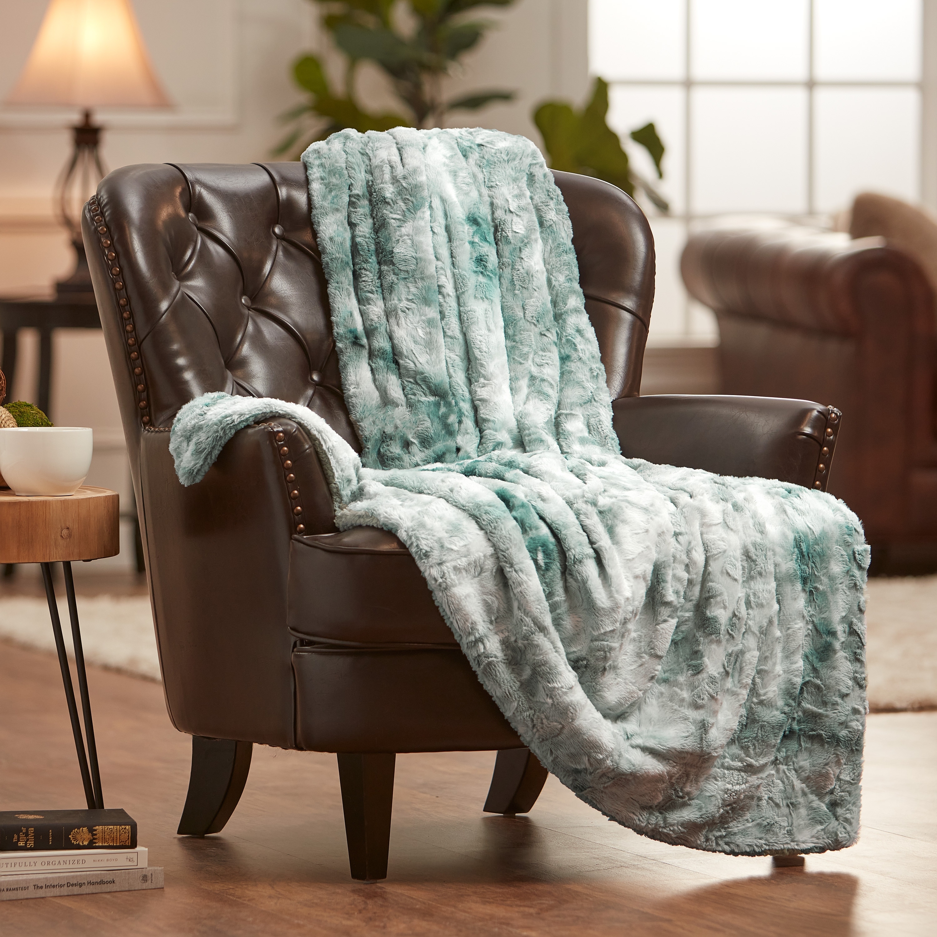 Chanasya Faux Fur Wolf Throw Blanket With Reversible Sherpa Bed Bath Beyond 34832761