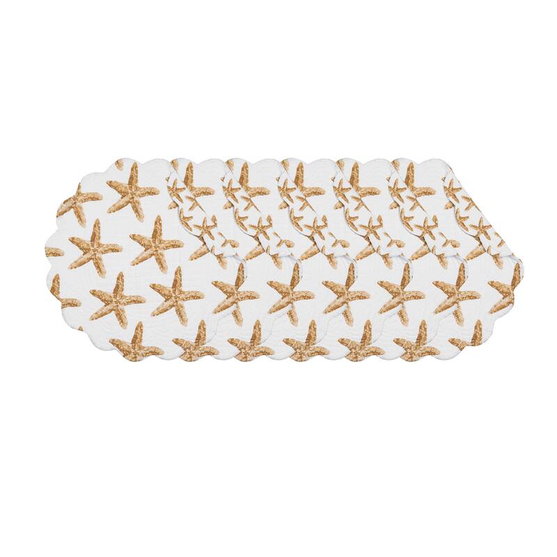 Sandbridge Stars Round Placemat Set of 6 - Set of 6