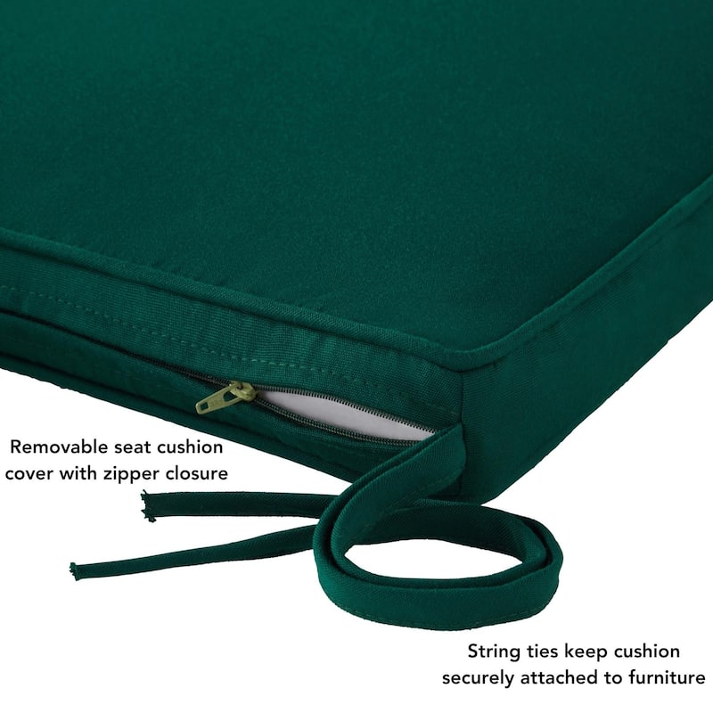 Sunbrella Indoor/ Outdoor 17-inch Square Corded Chair Pad